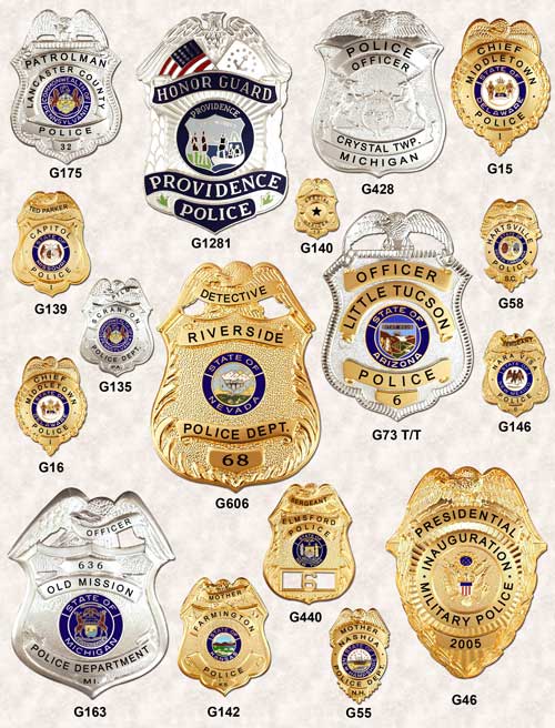 Police Badges Eagle top GA-REL page 5 GAREL