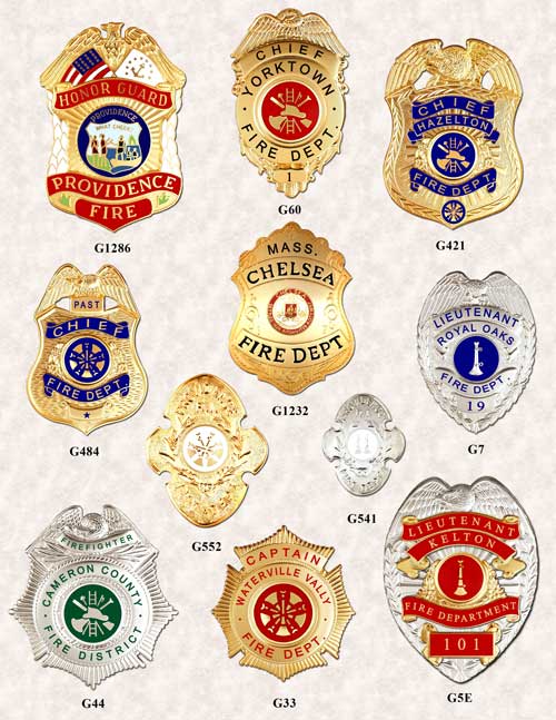 Fire Department Badges 1