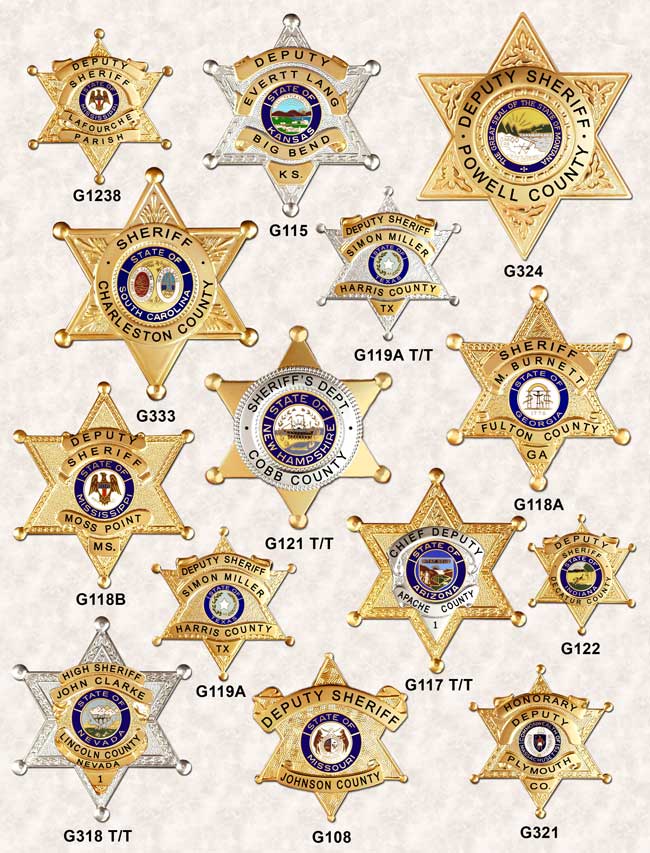  6 Point Star Badges