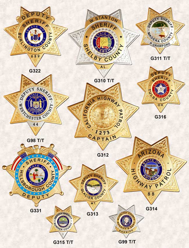  7 Pt Star Badges page 1